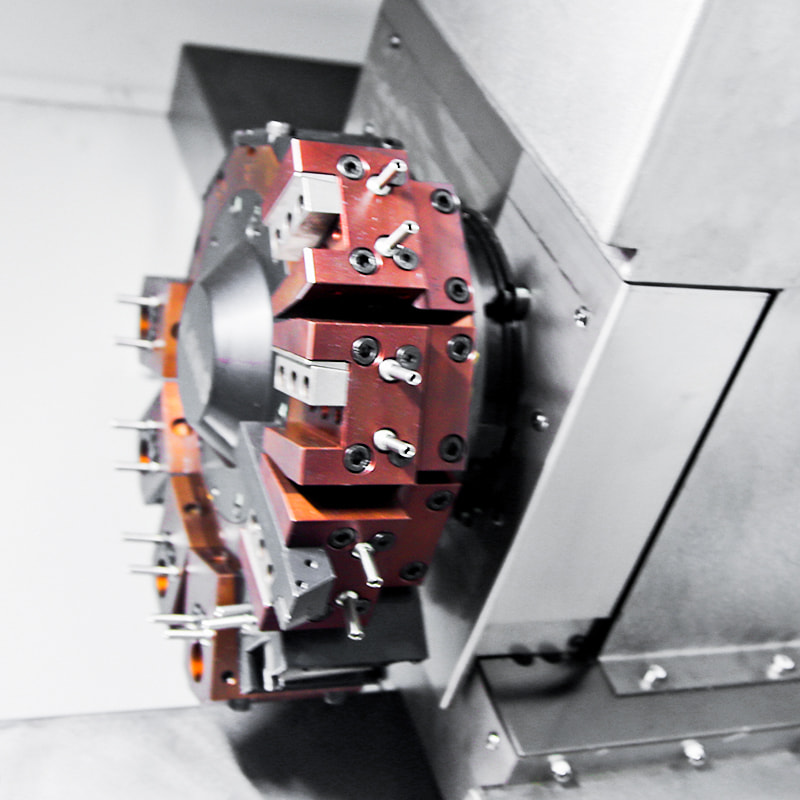 C46K MSY/C46K CNC Токарный станок с наклонной станиной и линейным расположением инструмента (Gang Tooling) миниатюра 3