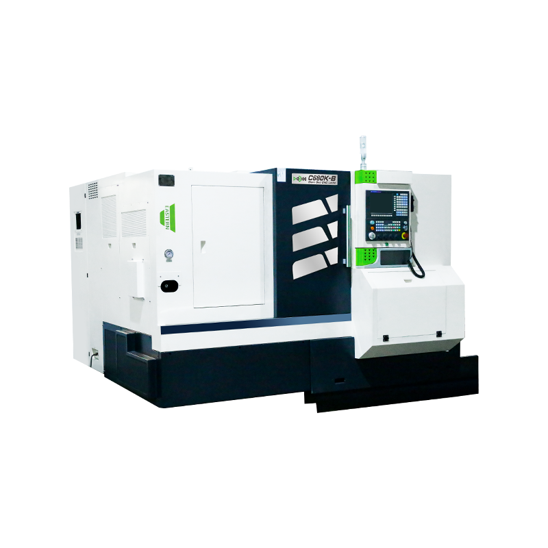 C680K/C680K-B/C680K-M CNC Токарный станок с наклонной станиной для тяжёлой обработки миниатюра 2