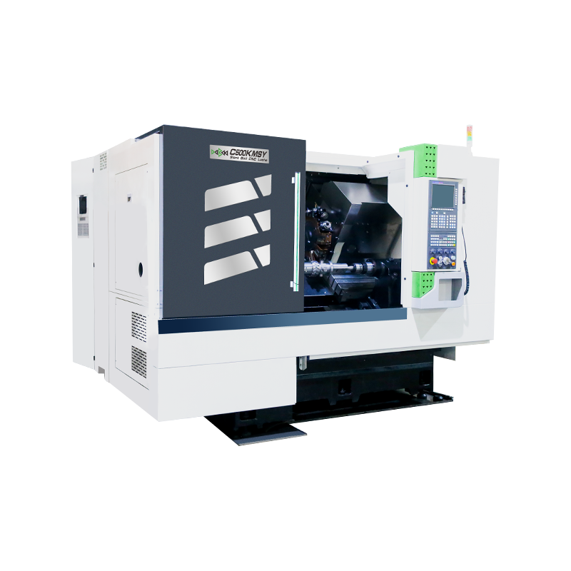 C500K MSY/C500K CNC Токарный станок с наклонной станиной, контршпинделем, для тяжёлой обработки миниатюра 2