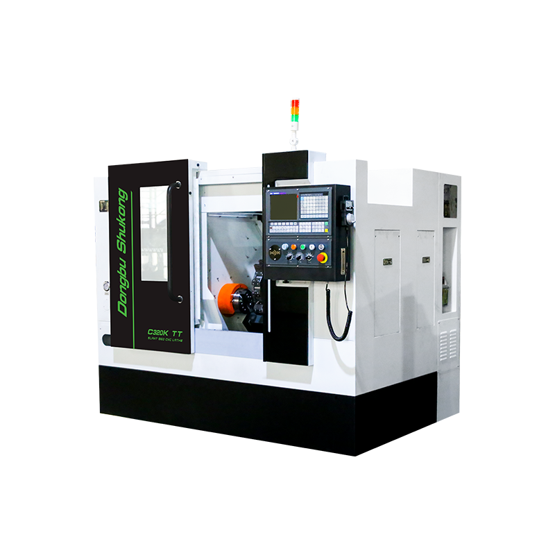 C320K TT CNC Высокоскоростной токарный станок с наклонной станиной миниатюра 3