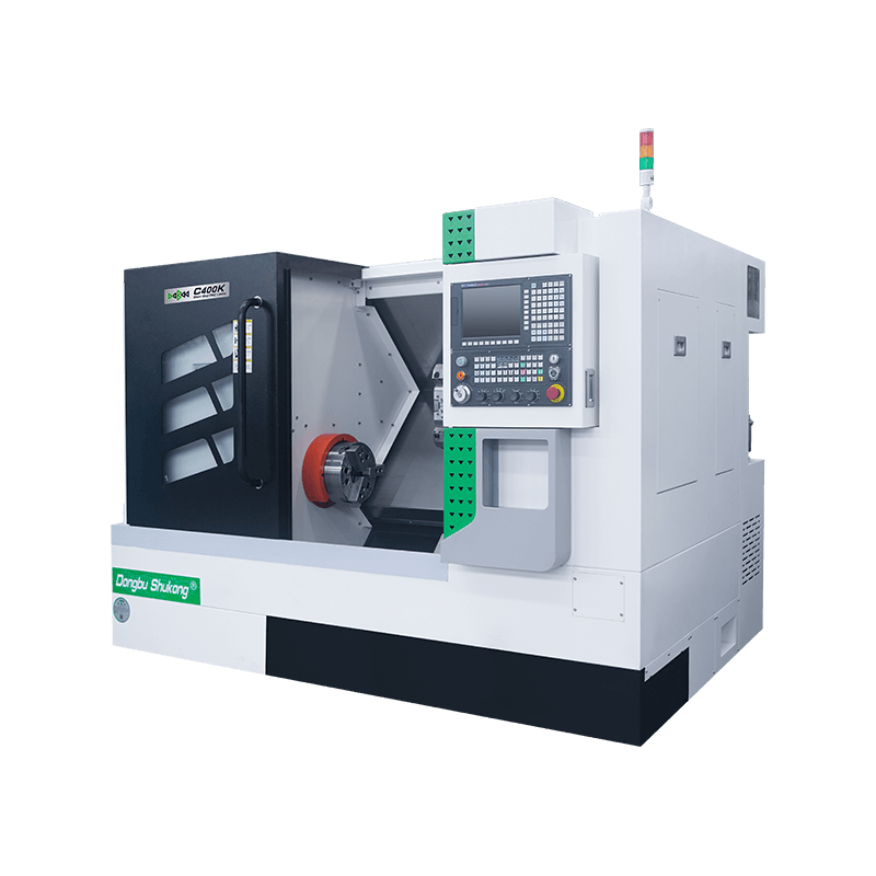 C400K CNC Токарный станок с наклонной станиной высокой точности миниатюра 2