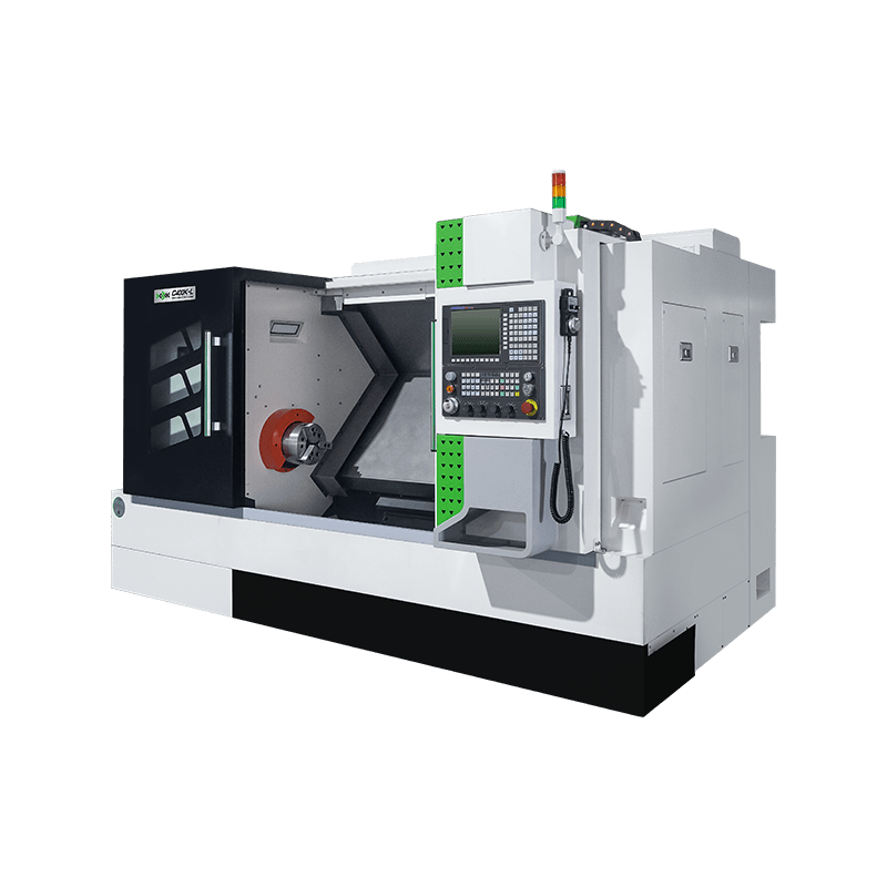 C400K-L CNC Токарный станок с наклонной станиной для обработки длинных валов миниатюра 2