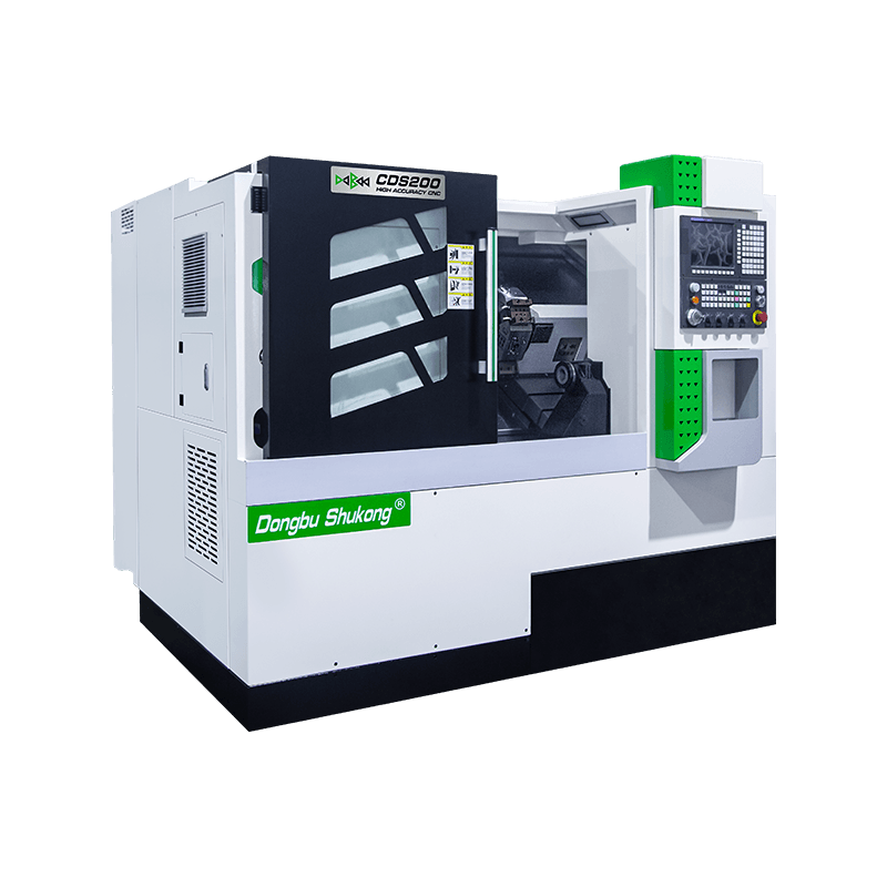 CDS200/CDS200L/CDS200M CNC Токарный станок с наклонной станиной и встроенным шпинделем миниатюра 2