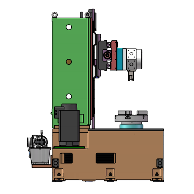 VTC100 CNC Жогорку тактыктагы тик токарный станок миниатюра 3