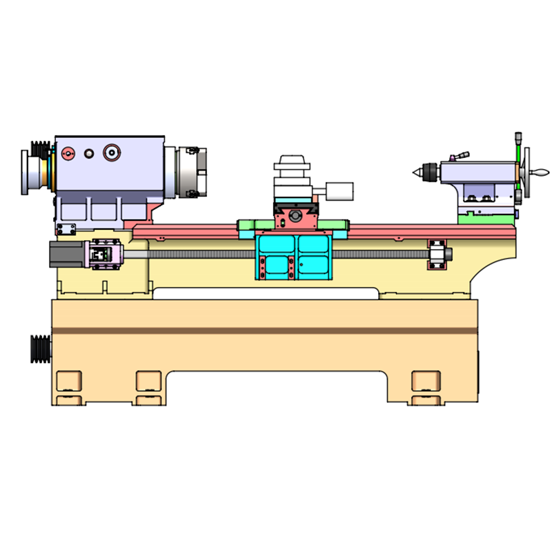 CK6150/CK6150-B/CK6150-L CNC Горизонтальный токарный станок миниатюра 2