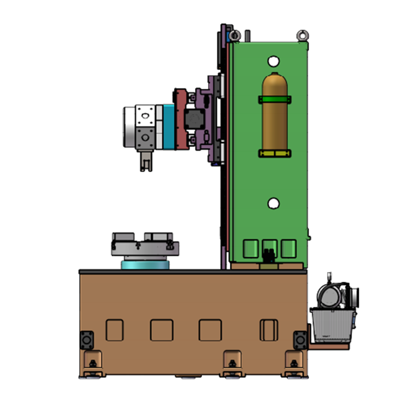 VTC100 CNC Жогорку тактыктагы тик токарный станок миниатюра 2